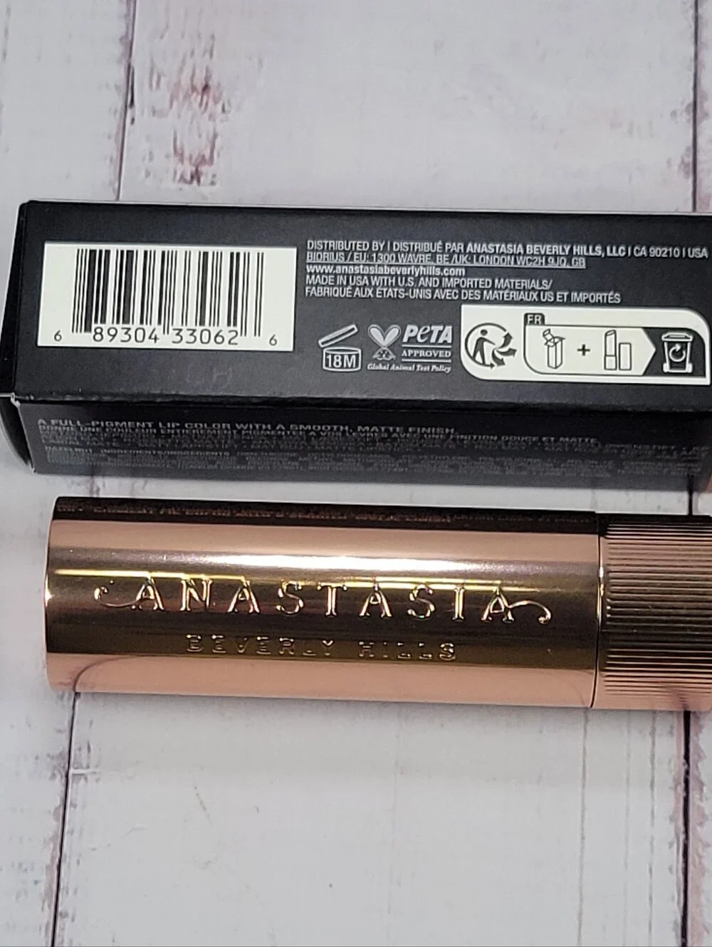 Anastasia Beverly Hills Full-Pigment Matte Lipstick BNIB